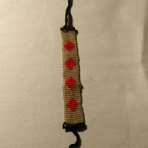 Vintage Hand Woven Beaded Small Bracelet